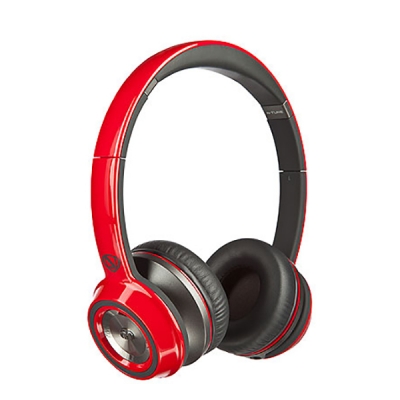  Monster NCredible NTune On-Ear Headphones - Cherry Red