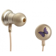   Monster Butterfly by Vivienne Tam with ControlTalk  In-Ear Headphones 